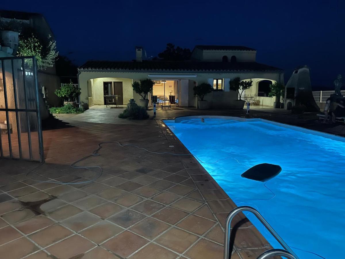 Villa Lazuel, Piscine Privative Chauffee, Vue Panoramique Et Jardin Clos Aubenas Exterior foto