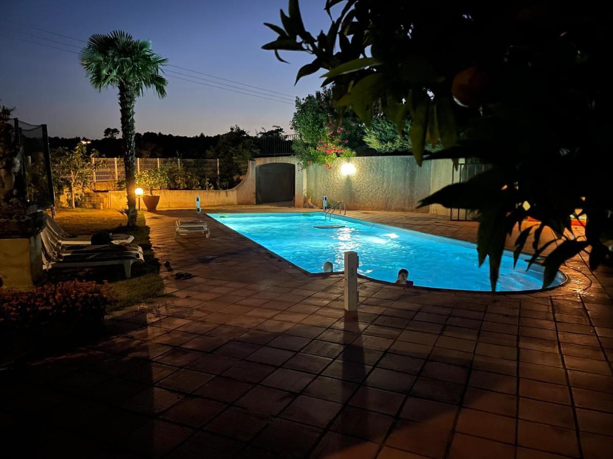 Villa Lazuel, Piscine Privative Chauffee, Vue Panoramique Et Jardin Clos Aubenas Exterior foto